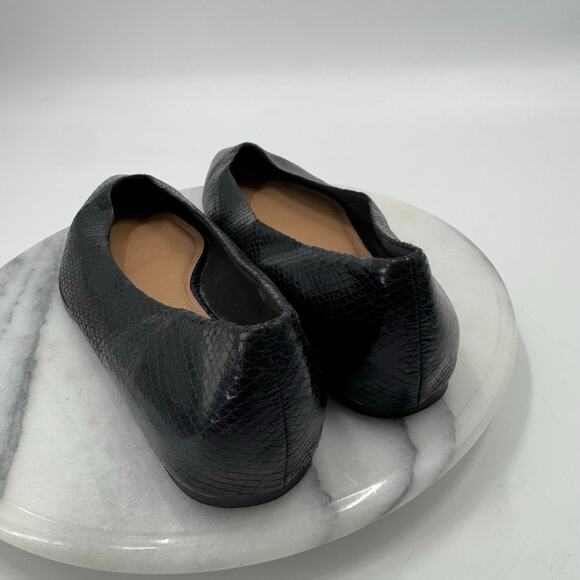 Asos Design faux leather pointed toe flats - Picture 6 of 8